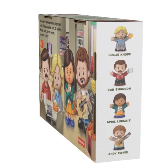 : Fisher Price parks and recreation Little People Collector 4pc Pack Figure toys - Picture 7 of 7